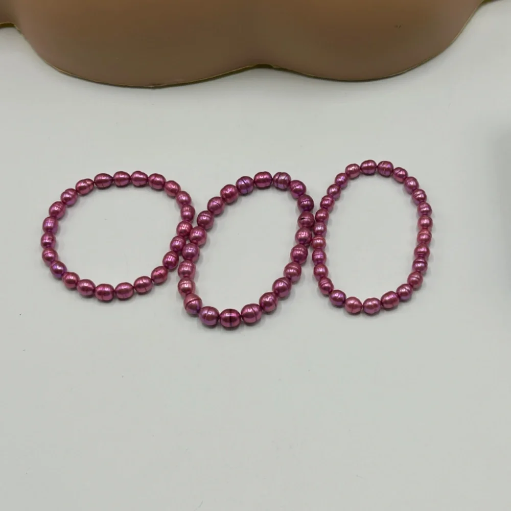 Honora Pink Pearl Jewelry Set – Necklace, 3 Bracelets & Earrings - Picture 3 of 6